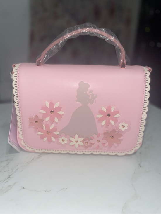 Loungefly Handbags - Disney Princess Belle Floral Lace Crossbody Bag